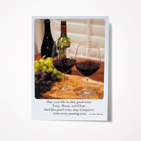 Celebrate: Photo Card, 5"x7" Blank inside: Irish Blessing/Toast