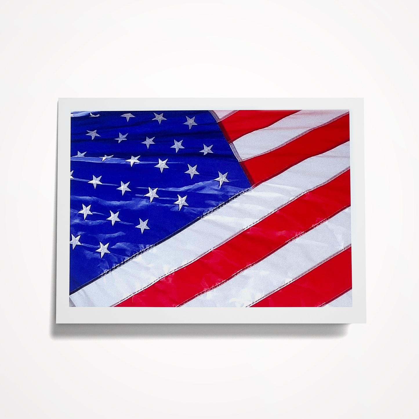 Photo Card, Blank 5"x7": American Flag