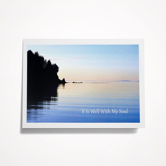 It Is Well With My Soul. -Horatio Gates Spafford, 1873